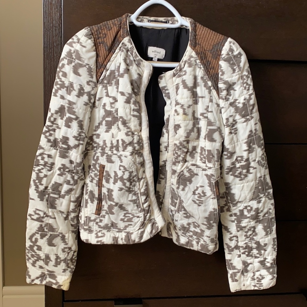 Aritzia Wilfred quilted jacket